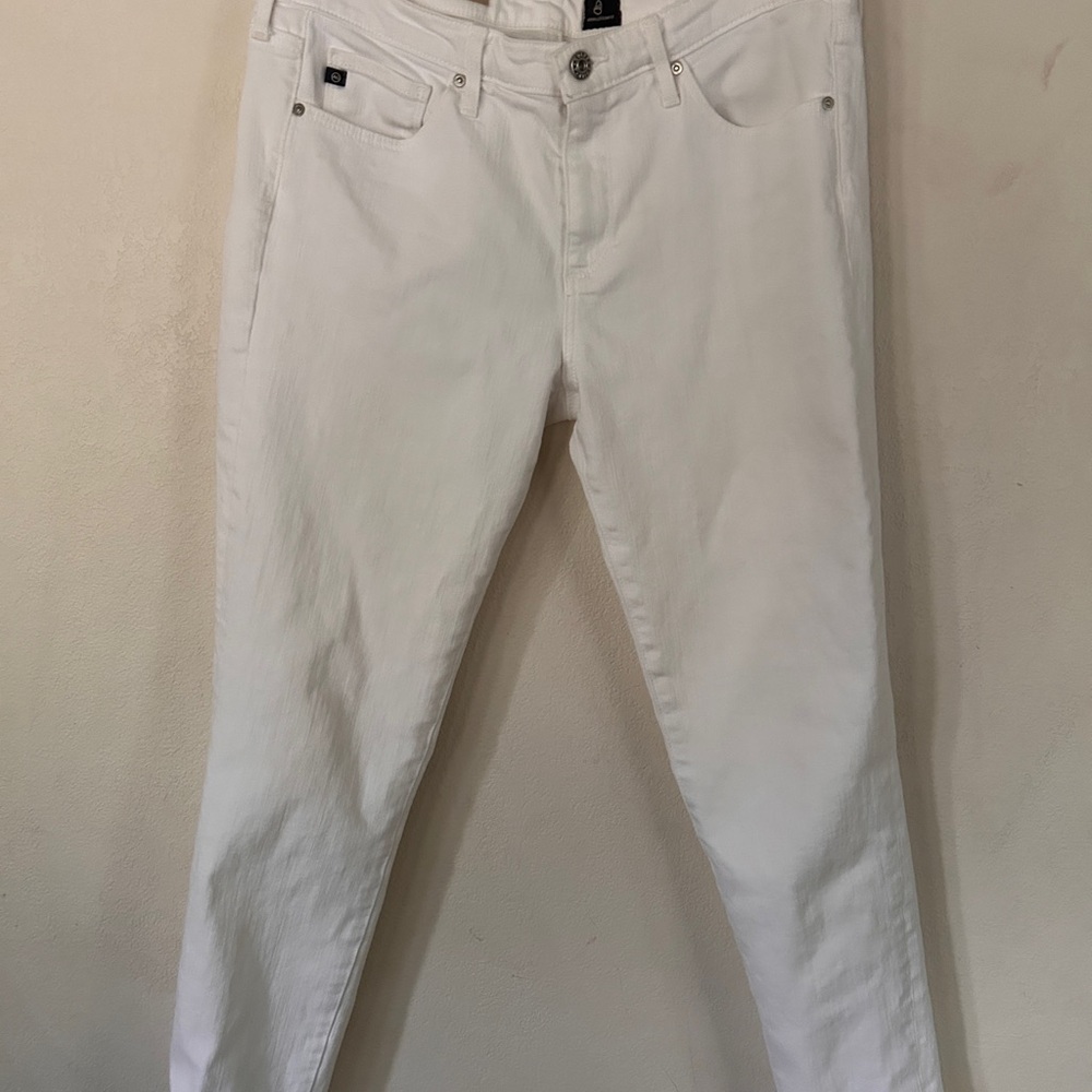 AG Adriano Goldschmied Women's‎ White Skinny Jeans size 30R